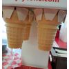 Bulk Cake Ice Cream Cones Flat Bottom #30 for Machine Dispenser Compatible (600)