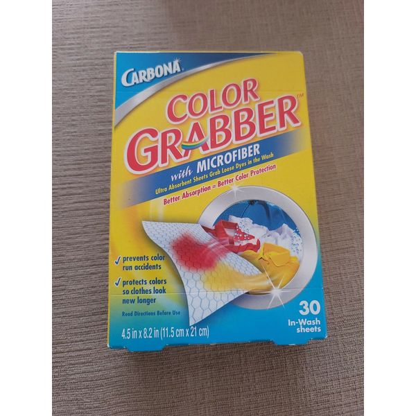 Carbona Color Grabber with Microfiber - 30 In-Wash Sheets Total