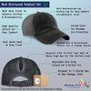 Speedy Pros Womens Ponytail Cap Shamrock Irish Embroidery Cotton Messy Bun Distressed Trucker Hats Strap Closure Black Design Only