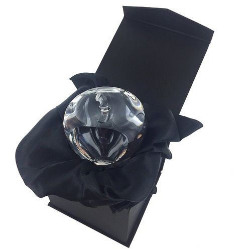 Optical Cut Crystal Apple