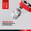 Teng M120518-C Regular Bi Hexagon Socket 18mm 1/2in Square Drive