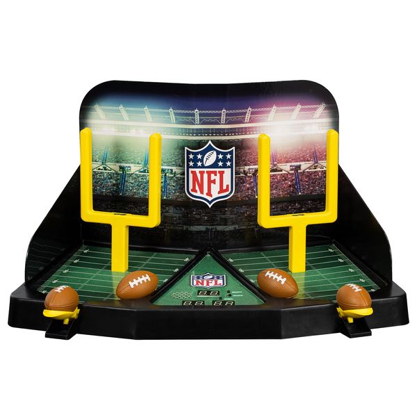 Franklin Sports Mini Football Field Goal Tabletop Game - Flying Field Goal Mini Football Game for Kids + Adults - Fun Indoor Sports Table Game for All Ages - Tabletop Football Board Game