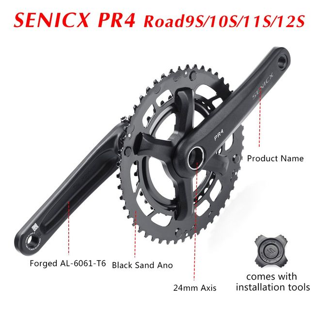 Chain wheel online crank