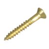 ForgePack Wood Screws - Solid Brass | 1" x 6 | Solid Brass | Pack 20
