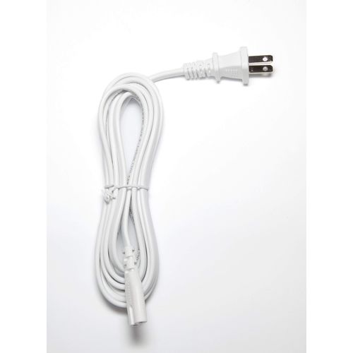 [UL Listed] OMNIHIL White 8 Feet Long AC Power Cord Compatible with LG S80QR WiFi Soundbar