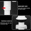 1/2" Toilet Cistern Bottom Inlet Fill Valve for Bathromm
