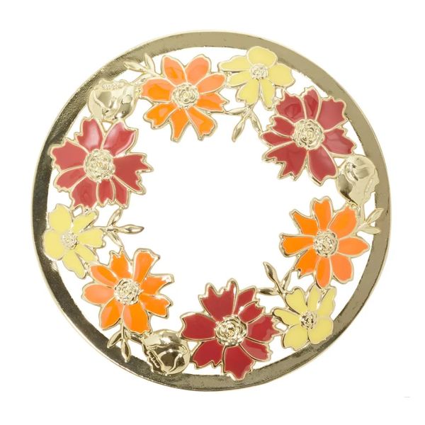 Yankee Candle Illuma-Lid Jar Candle Topper (Transitional Floral)