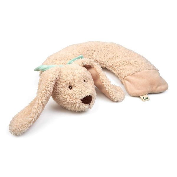 GRÜNSPECHT Wärme-Kuscheltier-Nackenkissen Hase, Rapssamen-Wärmekissen für Nacken und Schulter, bei Verspannungen und Schmerzen, waschbarer Bezug (343-V1), Mittel