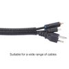 Alex Tech 25ft – 1/4 inch Split Wire Loom Tubing Wire Conduit – Black