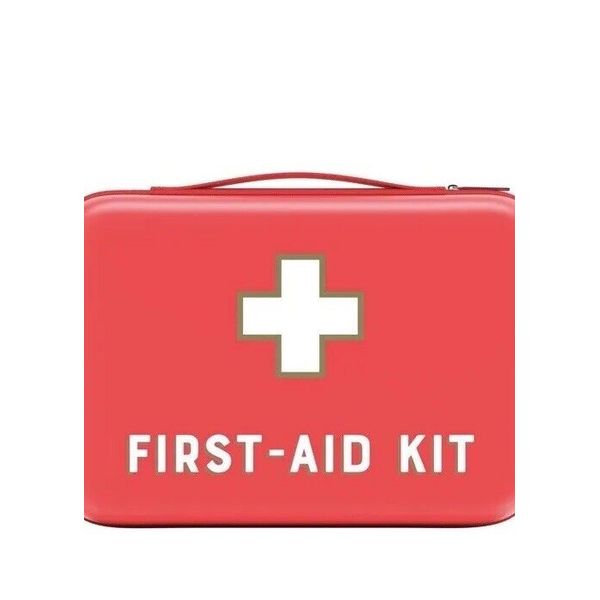 Band-Aid Build Your Own Customizable Travel First Aid Kit Red Bag EMPTY