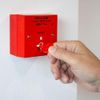 C-TEC BF326/RSL Fire Alarm Mains Isolator Keyswitch with LED, Includes Back Box, Surface Mount, Red