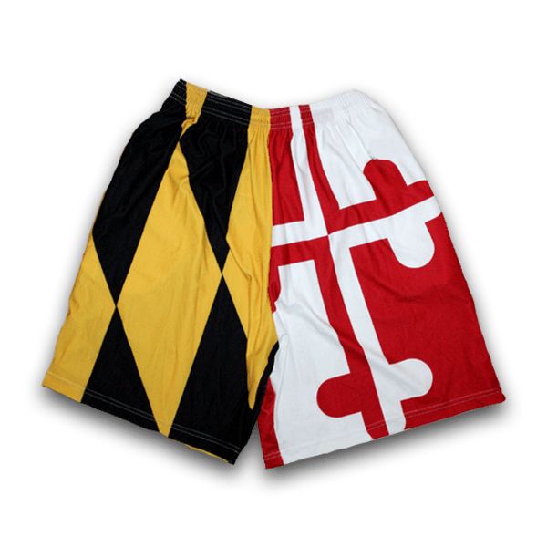 Maryland Flag / *Youth* Athletic Shorts - Large / Maryland Flag