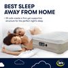 Serta Raised Air Mattress with Never Flat Pump | Size: Queen 18"| Luxury Inflatable Mattress with Built in Air Pump to Ensure a Restful Night | Heavy Duty Blow Up Mattress with Self Inflating Pump
