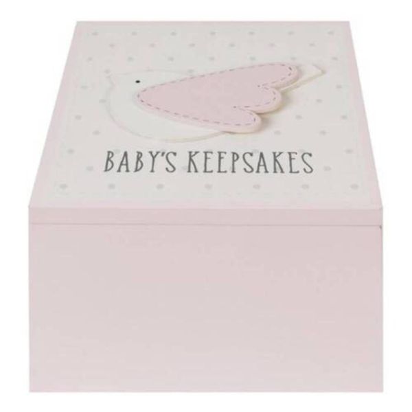 Widdop Petit Cheri Pink Baby's Keepsake Box