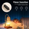 Adjustable Candle Warmer Lamp with Timer Dimmable Includes 2 Bulbs Gold