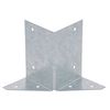 Arris Rail Bracket Fence Post Support Galvanised 100mm Panel Repair 2PK