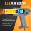 1850W Heat Gun 10 Variable Temperature Settings 112℉~1202℉（44℃