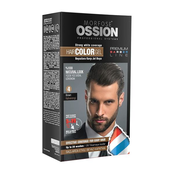 Morfose Ossion Hair Color Gel Nr. 4 Braun