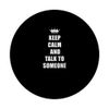Keep Calm and Talk with Someone Depression and Self-Care PopSockets with Interchangeable PopGrip
