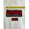 NEW BIG DOG MOTORCYCLES RED PATCHES 4" RED PATCH & 10" RED PATCH SOLD AS A SET