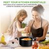 13-Piece Nonstick Cookware - Heat Resistant Kitchen Ware Set W/Saucepan, Frying 