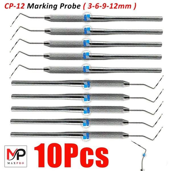 CP-12 Periodontal Pocket Probe for BPE – Dental Tool for Gum Health 10Pcs