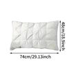 2-Pack Soft White Pillows with Zipper – Comfortable & Supportive Set - 29x19"