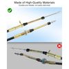 ULZOZN Shifter Cable Compatible with B&M Shifters Replace 81831, 3 feet Long Shift Lever Cable