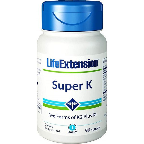 US direct purchase Life Extension Super K 90 Softgels (2 packs)