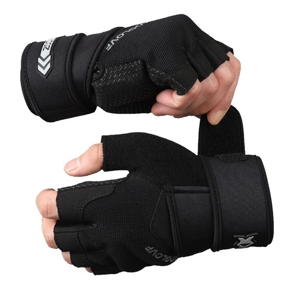 X&amp;Glove Zero One Power Wrist Strap Gym Gloves Chin-up Bar Crossfit Weight