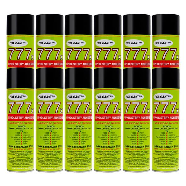 12 CANS CLOTH INSTALLATION GLUE Polymat 777 Professional Grade POOL TABLE GLUE