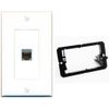 RiteAV CAT6A Wall Plate White with Low Voltage Mounting Bracket