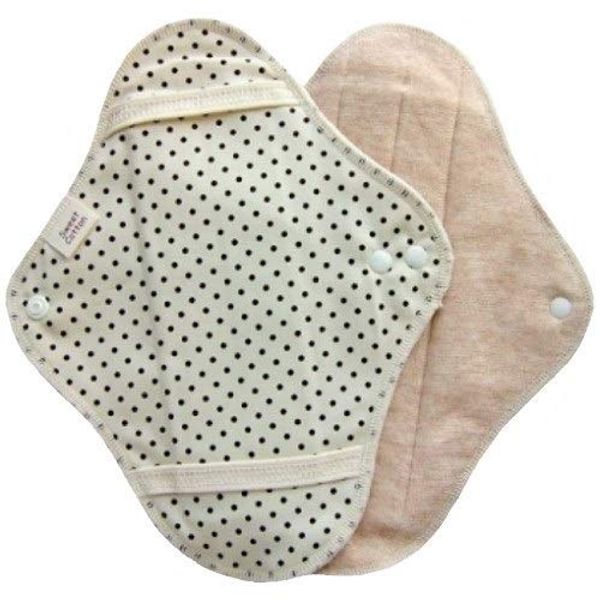 Organic Cotton Cloth Napkin D Series Regular: Natural Dots