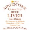 CurEase Argentine Grass Feed Beef Liver Powder Undefatted Desiccated (dried) Pesticide and Hormone Free 1lb One Pound (453grams) 908 Servings