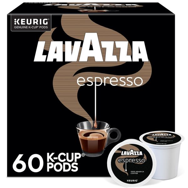 Lavazza Espresso Medium Roast Coffee K-Cup Pods 60 Count