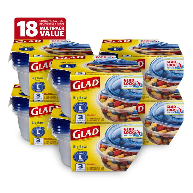 Holiday Edition Glad Food Storage Containers With Lids