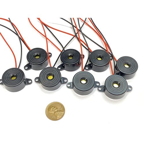 8 Pieces Buzzer alarm active piezo 3v 5v 6v 12v 24v continuous sound dc 85DB C20