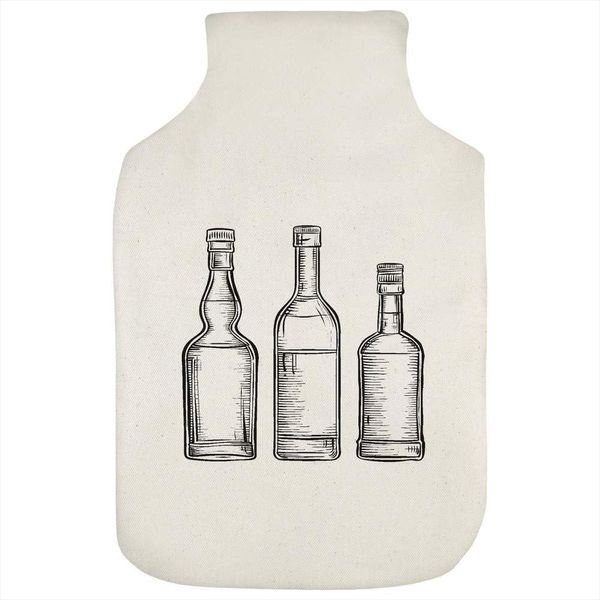 'Three Bottles' Hot Water Bottle Cover (HW00036563)