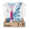 Schick Hydro Silk Trimstyle Bikini Razor for Women with Bikini Trimmer |5 Blade Razors for Bikini Hair Removal | 1 Handle & 3 Razor Blade Refills
