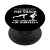 Funny Burpees gym workout PopSockets Adhesive PopGrip