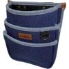 EDWIN 0411471NV Waist Bag, Tool Case, 3 Tiers, Blue