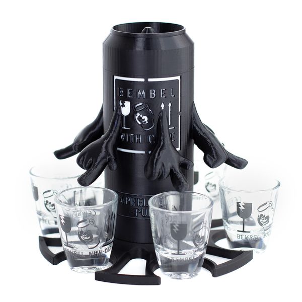 BEMBEL WITH CARE Shot-O-Mat Set (Schnapps Dispenser)