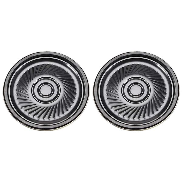 sourcing map 0.5W 8 Ohm Micro Internal Speaker Magnet Loudspeaker 40mm Dia 2pcs