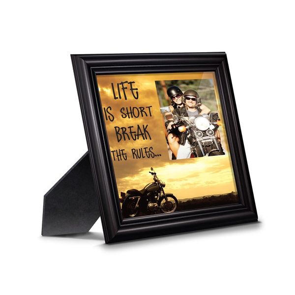 Classic Motorcycle, Life is Short, Harley Davidson Motorcycle Photo Frame