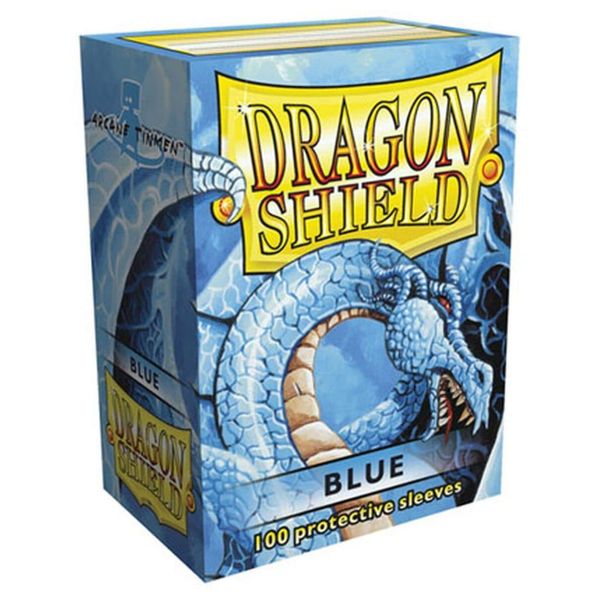 Dragon Shield Sleeves - BLUE - Standard Size Deck Protectors (100 ct) Arcane Tinmen
