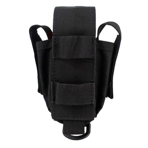Depring Tool Holster Sheath Universal Multi Pockets Tool Organizer Heavy Duty Construction MOLLE Pouch (Black)