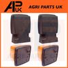 APUK 2 x Front Side Light Indicator Lamp & Bracket Replacement for Case International IH Tractor