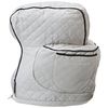 KitchenAid Fitted Stand Mixer Cover, Silver Frost