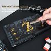 DLseego Switch OLED Case - Docking Hard Grip Cover Shell Accessory for Switch OLED Console with 4 Joystick Caps - Black