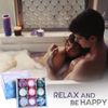 Bath Bombs Gift Set for Women, 5 Color Large Bubble Bathbombs Essential Oil with 4pcs Scented Candles, Fizzy Spa for Moisturizing Skin, Idea Valentine's, Birthday Gifts for Wife Mother Friends Kids